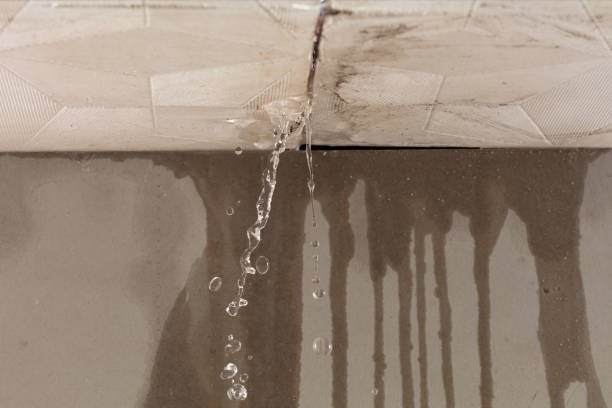 Professional Water Damage Restoration technician working in Fremont, NH